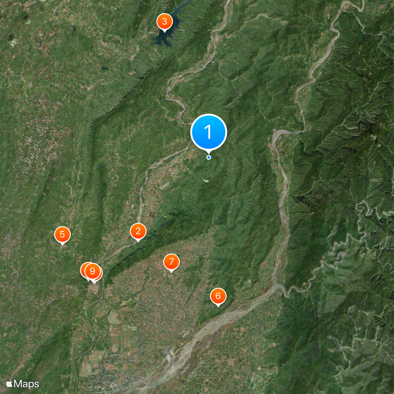 Dakeng Scenic Area Mappa