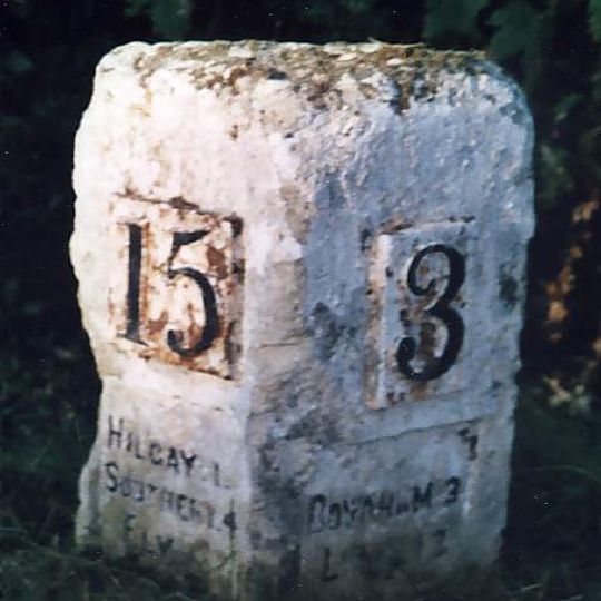 Milestone, opp. church