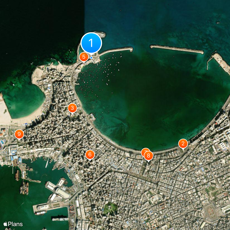 Cidadela de Qaitbay Mapa