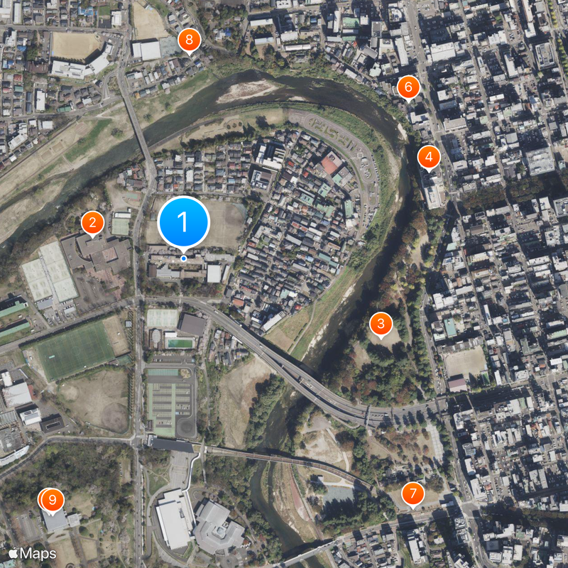 Miyagi Prefectural Sendai Daini Senior High School Map