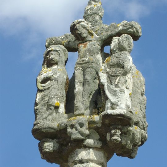 Calvaire du cimetière de Locqueltas