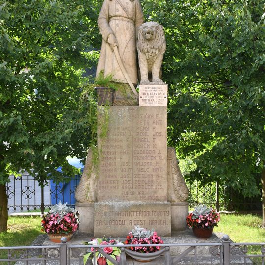 World Wars memorial in Suchý Důl