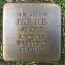Stolperstein en memoria de Paul Loe