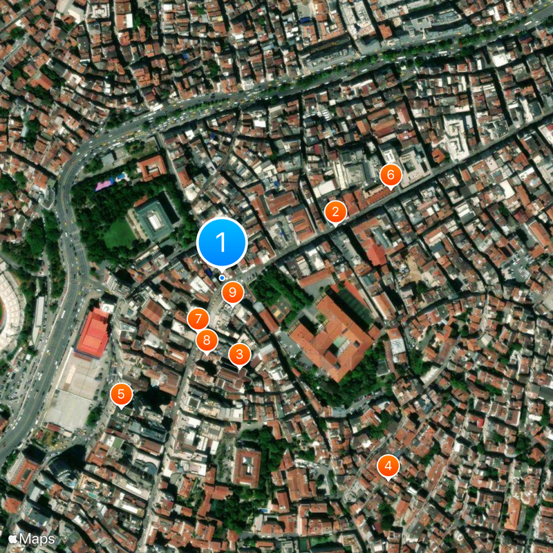 Galatasaray Museum Map