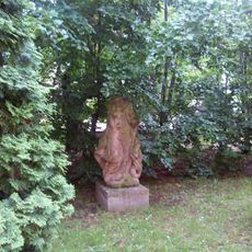 Socha u Městských mlýnů v Chomutově