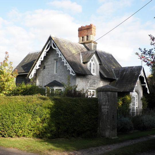 Court Lodge With Gatepiers And Gate