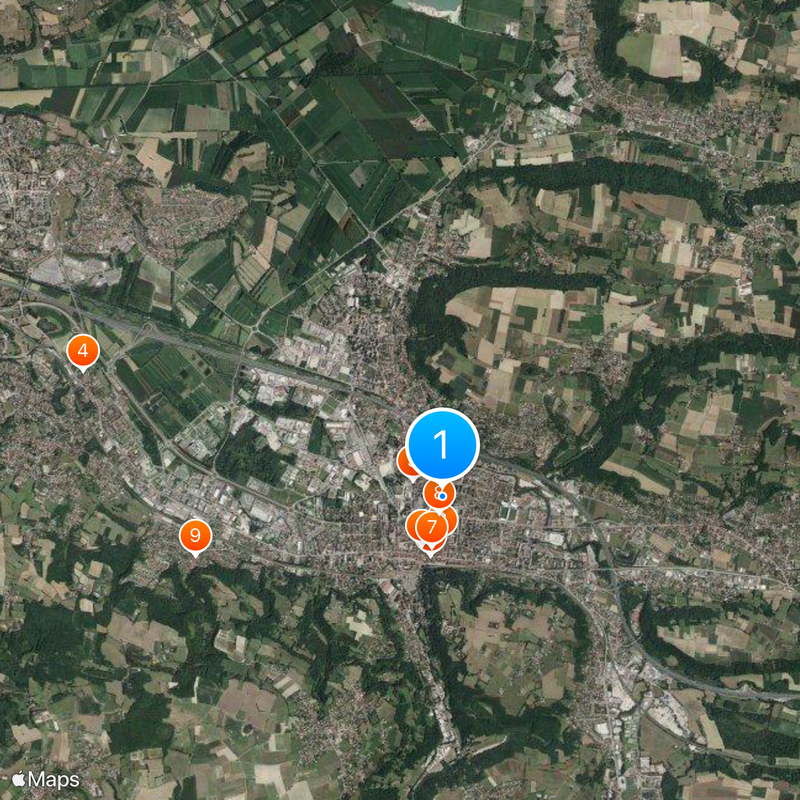 Bourgoin-Jallieu Map