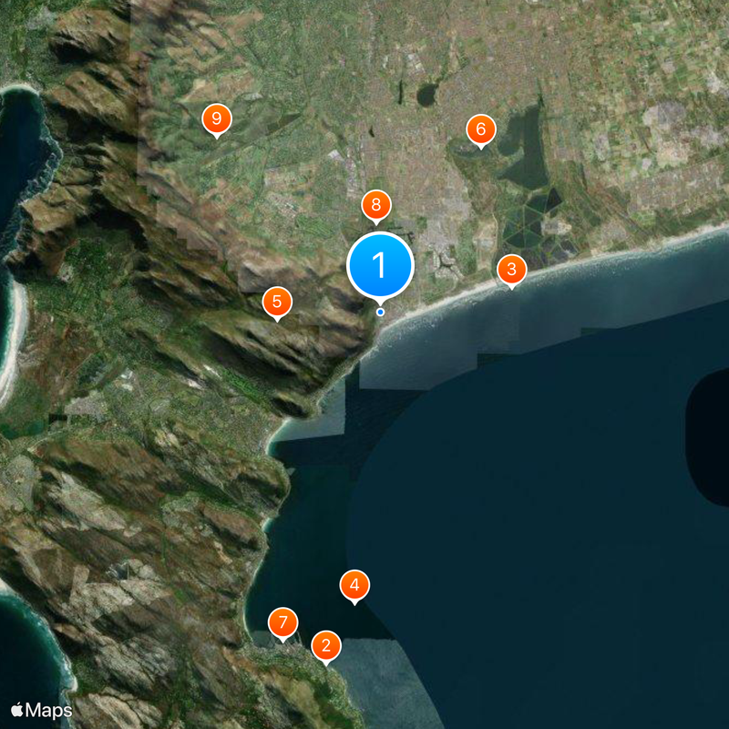 Muizenberg Map
