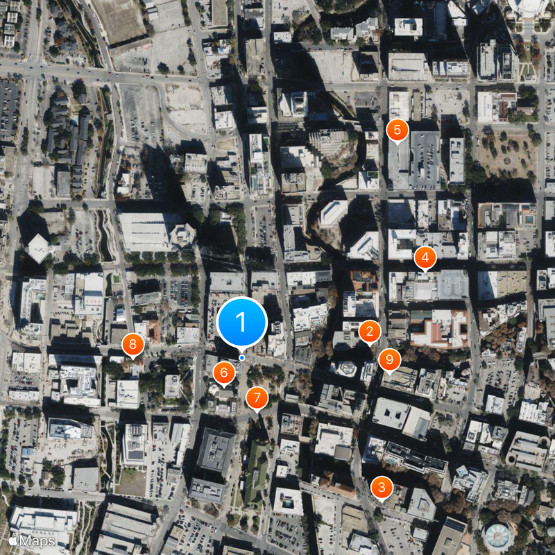 Greater San Antonio Mappa