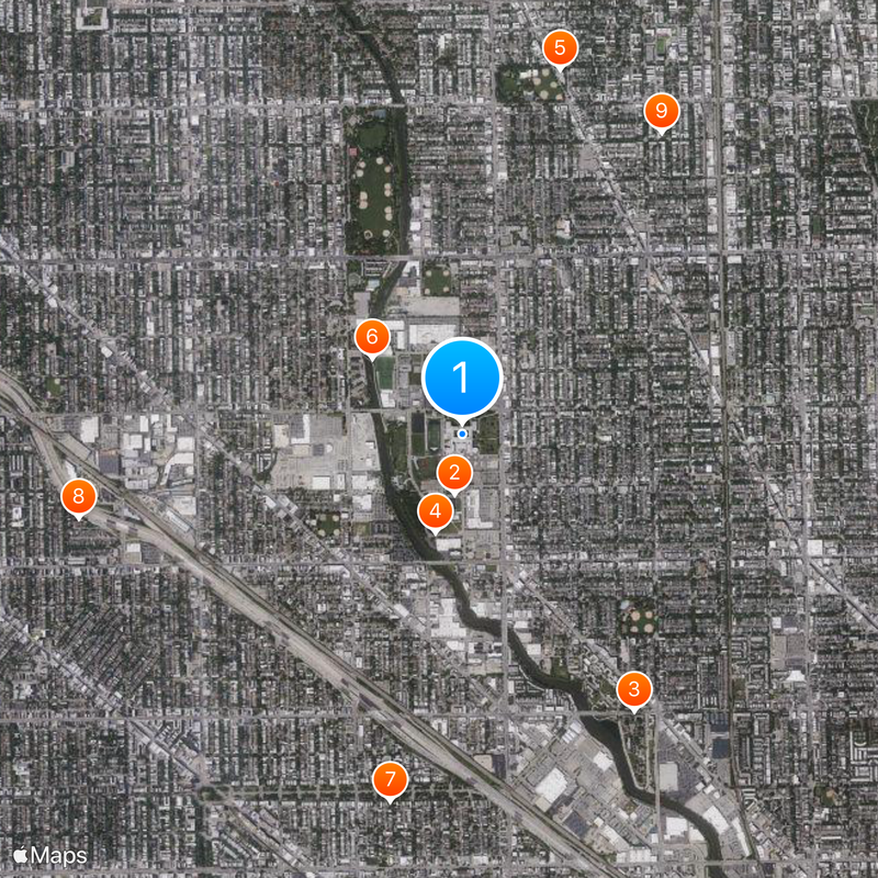 Lane Technical College Prep High School Map