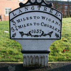 Mile Post Outside Bleach Works