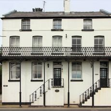 Numbers 1 and 2 Balcony House and attached railings to front steps; The Old Assembly Room