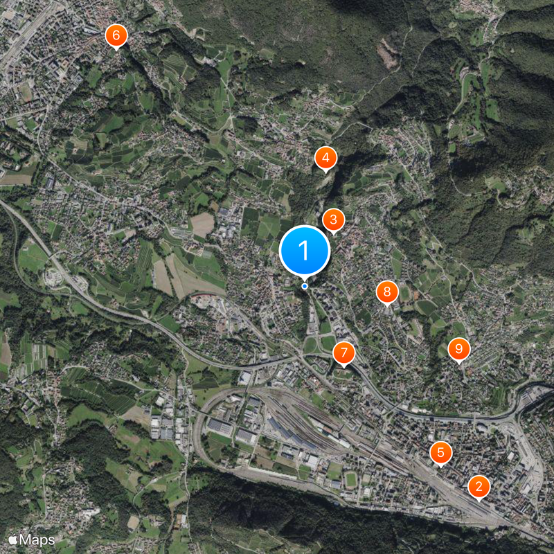 Parco delle Gole della Breggia Mapa