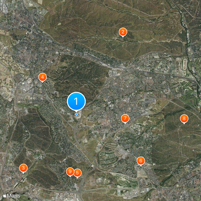 Université Francisco de Vitoria Carte