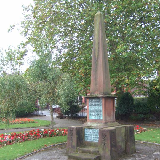 Boer War Memorial In Victoria Park