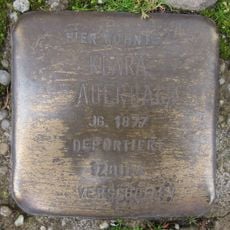 Stolperstein à la mémoire de Klara Auerbach
