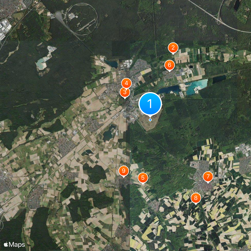 In den Rödern bei Babenhausen Map