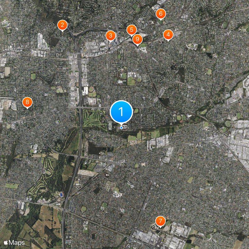 Heathmont College Map