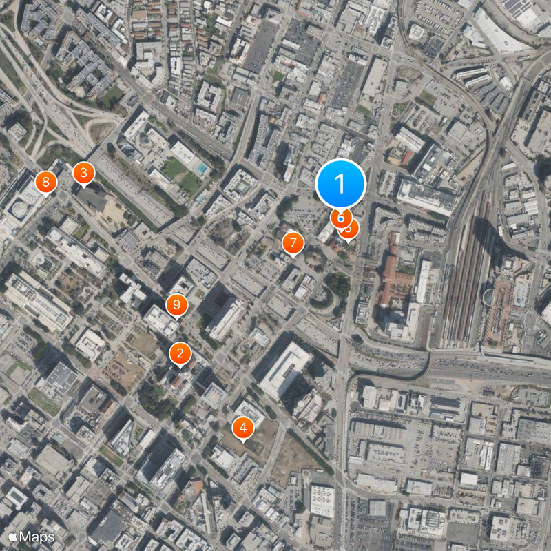 Olvera Street Map