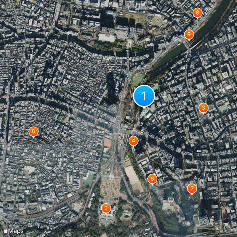 Futaba Junior and Senior High School Map