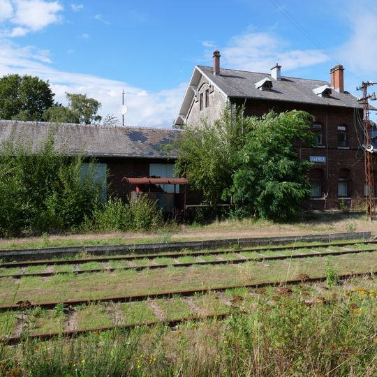 Saxby Stellwerk und der Raerener Bahnhof