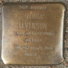 Stolperstein dedicated to Flora Levinson