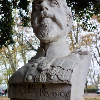 Domenico Piva bust on the Janiculum