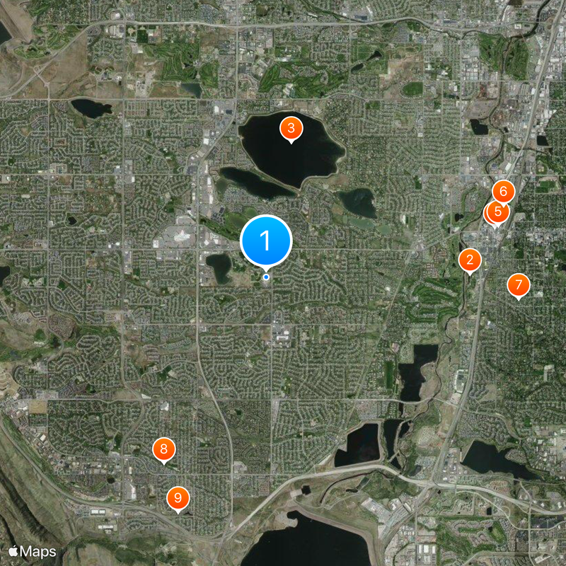 Columbine High School Map