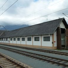 Roundhouse on the northern side of Reutte train station