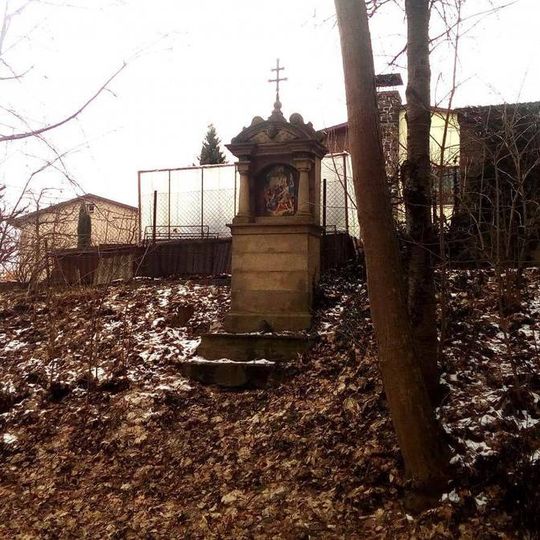 7. zastavení na křížové cestě v Jindřichově Hradci