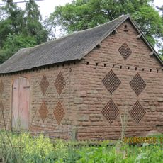 Former threshing barn at Lower Burcote Farm
