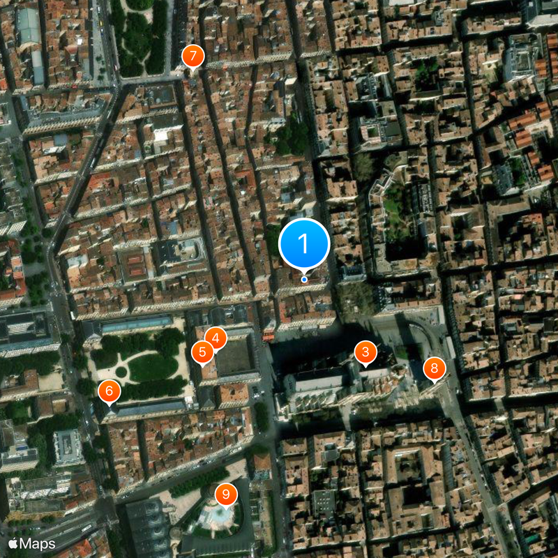 Bordeaux tramway Map