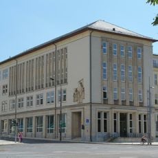 Erweiterungsbau der Technischen Universität Chemnitz, in Ecklage Straße der Nationen 64