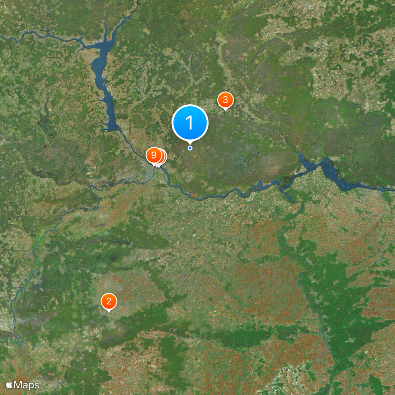 Óblast de Nizhni Nóvgorod Mapa