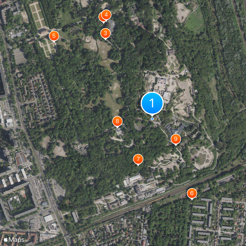 Tierpark Berlin Friedrichsfelde Kaart