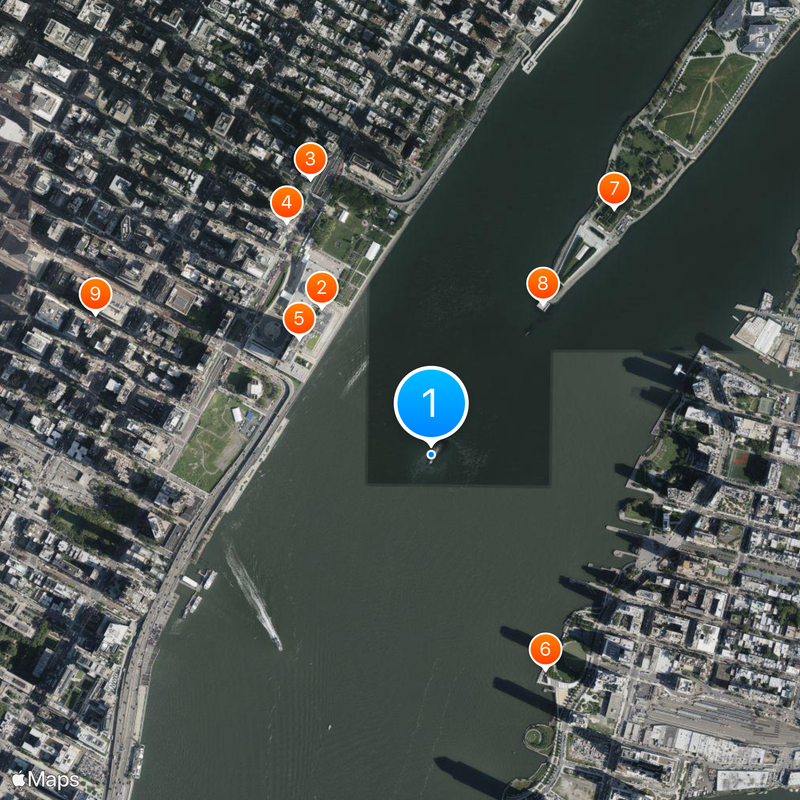 U Thant Island Mappa