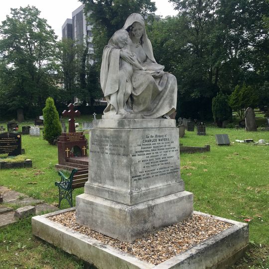 Monument To Charles Waters, Camberwell Old Cemetery