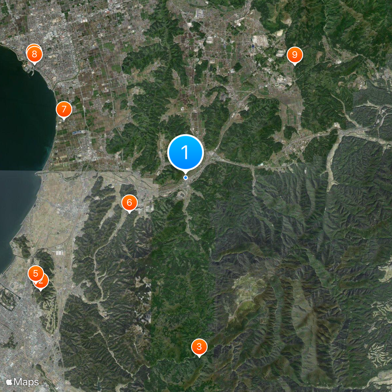 Samegai Station Map