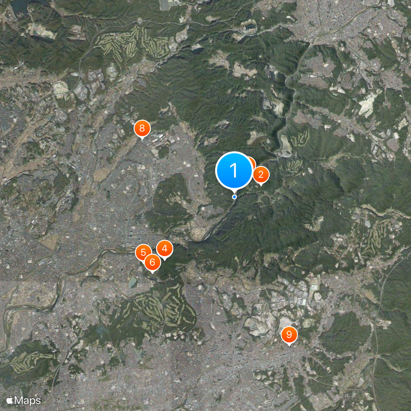 Chitoserō Map