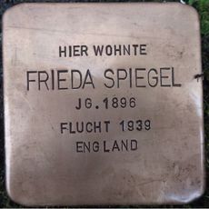 Stolperstein dedicated to Frieda Spiegel