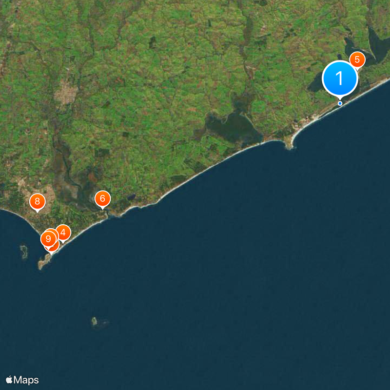 Laguna Garzon Bridge Kaart