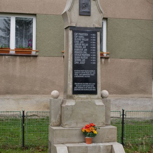 World War I memorial in Chlustina
