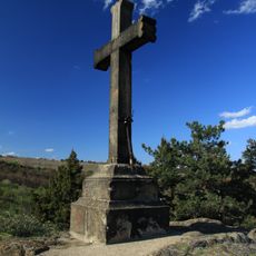 Cross on the Calvary hill in Motol