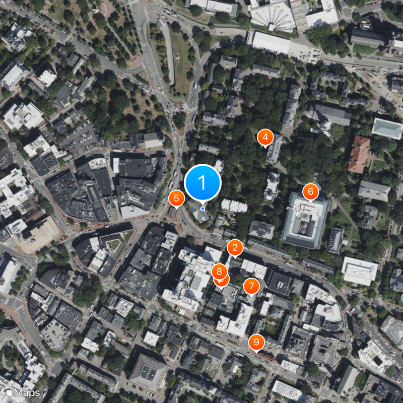 Harvard University Library Karte