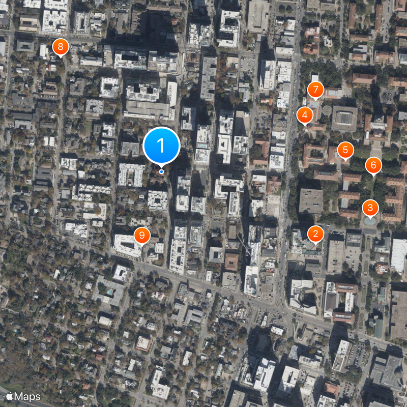 University of Austin Map