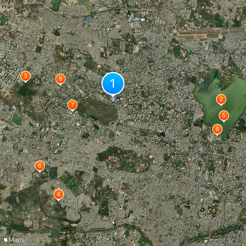 L. V. Prasad Eye Institute Map