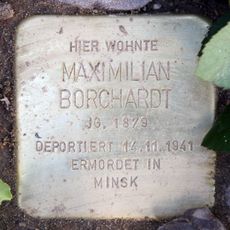 Stolperstein en memoria de Maximilian Borchardt
