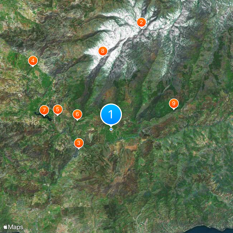 Alpujarra Granadina Map