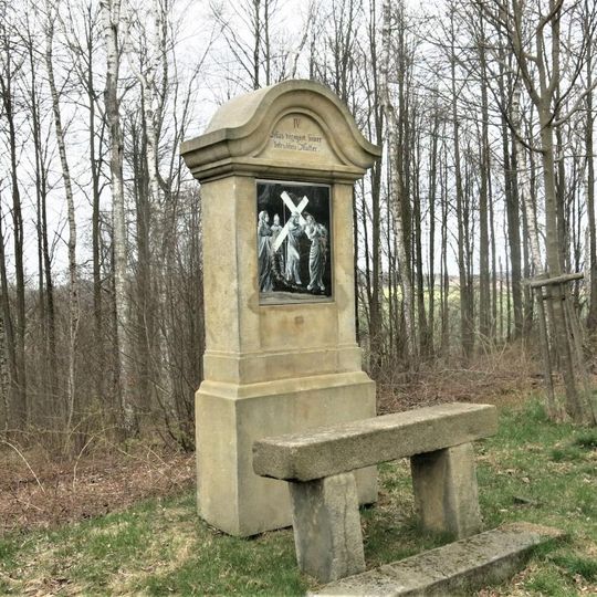 Kaplička IV. zastavení křížové cesty u Lobendavy