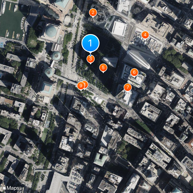 Construction of the World Trade Center Map